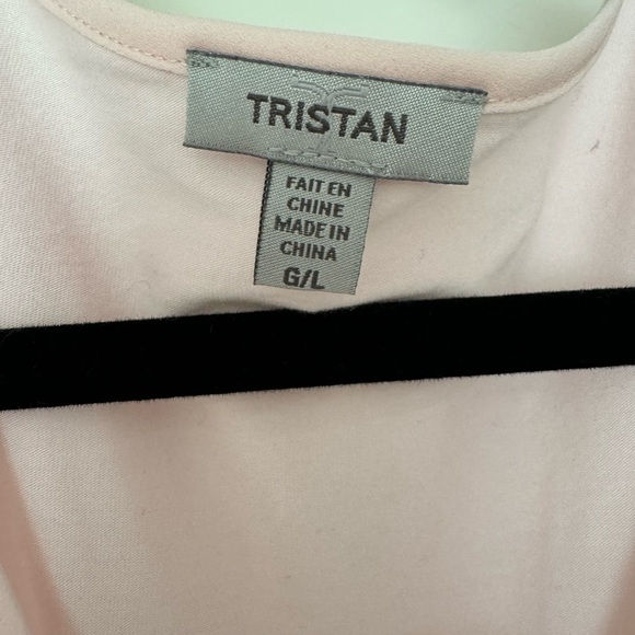 Tristan Pink Tie-Front Blouse - Picture 6 of 8